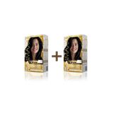 MAXX DELUXE 2'li Golden Beauty Set Saç Boyası 1.0 Siyah