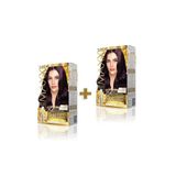 MAXX DELUXE 2'li Golden Beauty Set Saç Boyası 3.66 Patlıcan Moru