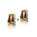 Maxx Deluxe 2'Li Golden Beauty Set Saç Boyası 4.6 Kestane Kızılı