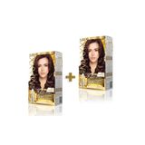 MAXX DELUXE 2'li Golden Beauty Set Saç Boyası 5.77 Sıcak Çikolata