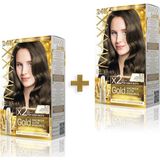 Maxx Deluxe 2'Li Golden Beauty Set Saç Boyası 6.11 Yoğun Koyu Küllü Kumral