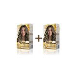 Maxx Deluxe 2'Li Golden Beauty Set Saç Boyası 8.1 Küllü Açık Kumral