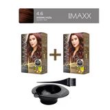 Maxx Deluxe 2'Li Paket Beauty Expert Set Boya 4.6 Gizemli Kızıl, Boya Tası Ve Fırça Hediye!