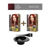 MAXX DELUXE 2'li Paket Beauty Expert Set Boya 5.56 (55.46) Kızıl Büyü, Boya Tası ve Fırça Hediye!