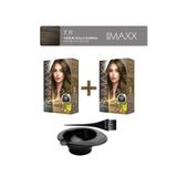 Maxx Deluxe 2'Li Paket Beauty Expert Set Boya 7.11 Yoğun Küllü Kumral, Boya Tası Ve Fırça Hediye!