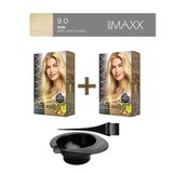 Maxx Deluxe 2'Li Paket Beauty Expert Set Boya 9.0 Doğal Sarı, Boya Tası Ve Fırça Hediye!