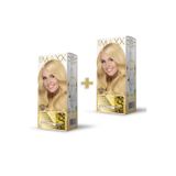 MAXX DELUXE 2'li Premium Yarı Kit Set Saç Boyası 9.0 Doğal Sarı
