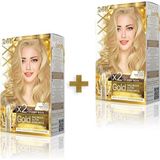 Maxx Deluxe 2'li Saç Boyası Seti 10.0 Sedef Sarısı Amonyaksız Krem Formda Canlı Renkler