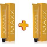 Maxx Deluxe 2'li Tüp Boya 100 ml Koyu Kumral Dore - 6.3 Koyu Kumral Dore