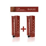 MAXX DELUXE 2'li Tüp Saç Boyası 100 ml 7.34 Kumral Dore Bakır