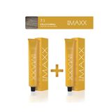 MAXX DELUXE 2'li Tüp Saç Boyası 60 ml 7.1 Küllü Kumral