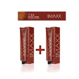 MAXX DELUXE 2'li Tüp Saç Boyası 60 ml 7.44 Bakır Cazibe