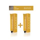 MAXX DELUXE 2'li Tüp Saç Boyası 60 ml 8.0 Açık Kumral