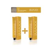 MAXX DELUXE 2'li Tüp Saç Boyası 60 ml 8.1 Küllü Açık Kumral