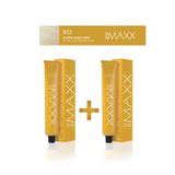 MAXX DELUXE 2'li Tüp Saç Boyası 60 ml 912 Ultra Açıcı Sarı