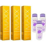 Maxx Deluxe 8/00 Yoğun Açık Kumral 3x60 ml Saç Boyası + 3x60 ml Oksidan
