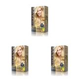 MAXX DELUXE BEAUTY EXPERT HAIR COLOR (KERATİN)'Lİ 1 KUTU (2 X 50 ML) (Açık Sarı 10.0) (3 paketi)