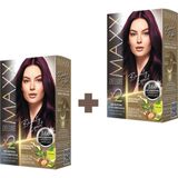 Maxx Deluxe Beauty Expert Patlıcan Moru 3.66 Saç Boyası