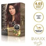 Maxx Deluxe Beauty Expert Set Saç Boyası 4.65 Şarap Kızılı - 4.66