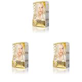 MAXX DELUXE Gold serisi 24K Altın Parçacıklı Serum ile 1 Kutu 2 x 50 ml ve Geliştiriciler Saç Boyası (BUZUL SARISI 0.2) (3 paketi)