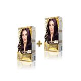 Maxx Deluxe Golden Beauty 24k 3.66 Patlıcan Moru 2 Adet Boya Seti
