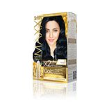 MAXX DELUXE Golden Beauty Set Saç Boyası 1.1 Mavi Siyah