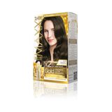 MAXX DELUXE Golden Beauty Set Saç Boyası 6.11 Yoğun Küllü Koyu Kumral
