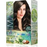 Maxx Deluxe Natural Beauty Amonyaksız 3.0 Koyu Kahve Saç Boyası