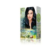 MAXX DELUXE Natural Beauty Amonyaksız Set Saç Boyası 1.1 Mavi Siyah