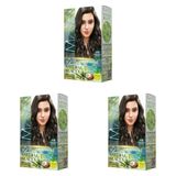 Maxx Deluxe Natural Beauty Amonyaksız Set Saç Boyası 7.11 Yoğun Küllü Kumral (3 paketi)