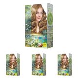 Maxx Deluxe Natural Beauty Amonyaksız Set Saç Boyası 8.3 Bal Köpüğü (4 paketi)