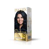 MAXX DELUXE Premium Yarı Kit Set Saç Boyası 1.1 Mavi Siyah