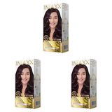Maxx Deluxe Premıum Yarı Kit Set Saç Boyası 3.66 Patlıcan Moru (3 paketi)