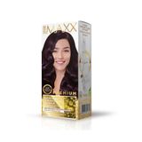 Maxx Deluxe Premıum Yarı Kit Set Saç Boyası 3.66 Patlıcan Moru
