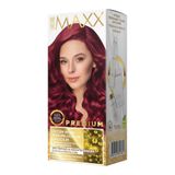 Maxx Deluxe Premıum Yarı Kit Set Saç Boyası 5.65 Nar Kızılı