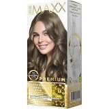 MAXX DELUXE Premium Yarı Kit Set Saç Boyası 7.3 Fındık Kabuğu