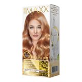 MAXX DELUXE Premium Yarı Kit Set Saç Boyası 8.73 Altın Karamel