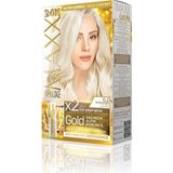 Maxx Deluxe Serisi 24K Parçacıklı Serum ile 1 Kutu 2 x 50 ml Geliştiriciler Saç Boyası (Buzul Sarısı 0.2) - Standart