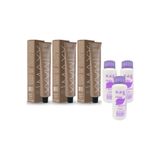 MAXX DELUXE Tüp Saç Boyası 7.7 Işıltı Kahve 60 Ml 3 Adet+3 Adet Oksidan