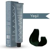 Maxx Deluxe Yeşil 3x60 ml Tüp Saç Boyası + 3 Adet Sıvı Oksidan