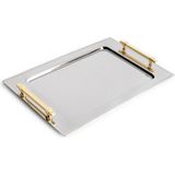 Maxx Doria Castor Gold Çelik Tepsi PA6010 - 45 x 28 cm