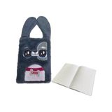 Maxx Fy-5 Woof Kulakli Pelus Defter 80 Ypr Cizgili - Gri