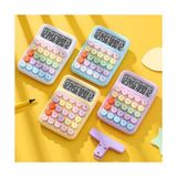 Maxx Runzon RZ-817 Pastel Renk Bilgisayar Tuşlu Hesap Makinesi LCD Ekran Özellikli