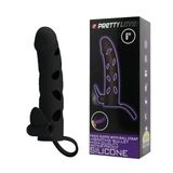 Maxx Titreşimli Realistik Siyah Zenci Uzatmalı Penis Kılıfı