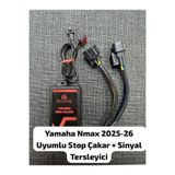 MaxxMoto Yamaha Nmax 2025-26 Uyumlu Stop Çakar + Sinyal Tersleyici Modülü