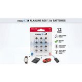 Maxycell 12 Adet Ag5 (LR754,393) 1.5 V Alkalin Düğme Pil
