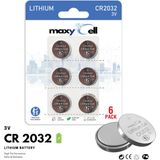 MaxyCell 6 adet CR2032,DL2032 3V