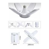 MAY AYDINLATMA 1adet Pervane Led Ampül 50-60w 6000lm Süper Güçlü E27 Lamba Beyaz Işık 4 1