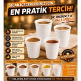 May Cup 7 Oz Karton Bardak Beyaz 1000 Adet Gramajlı Sağlam Bardak Maycup