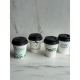 May Cup Firmaya Özel Baskılı Kapaklı Karton Bardak 7 Oz 250 Adet May Cup - 200 ml